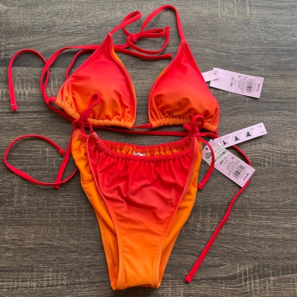 wild fable Other - Triangle Bikini Top and Cheeky  Bottom